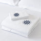 1000 Thread Count Embroidered Sheet Sets - Mariners Wheel