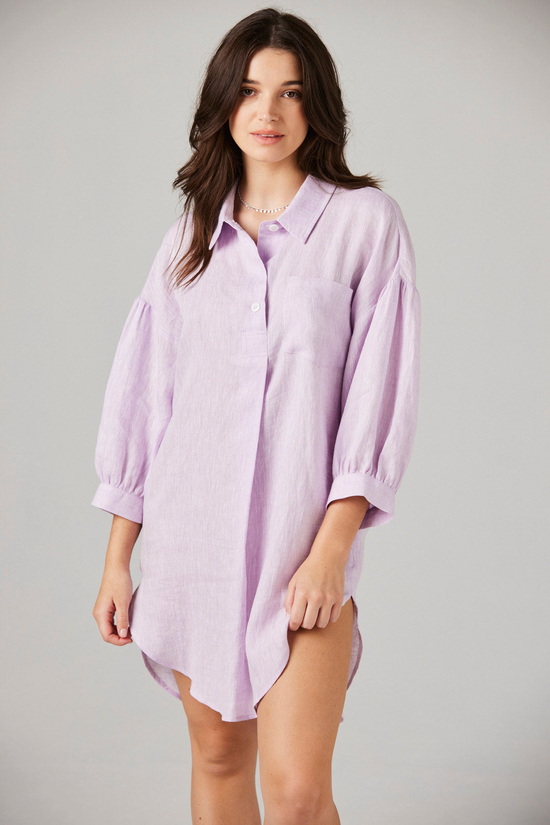 Camilla Linen Nightshirt