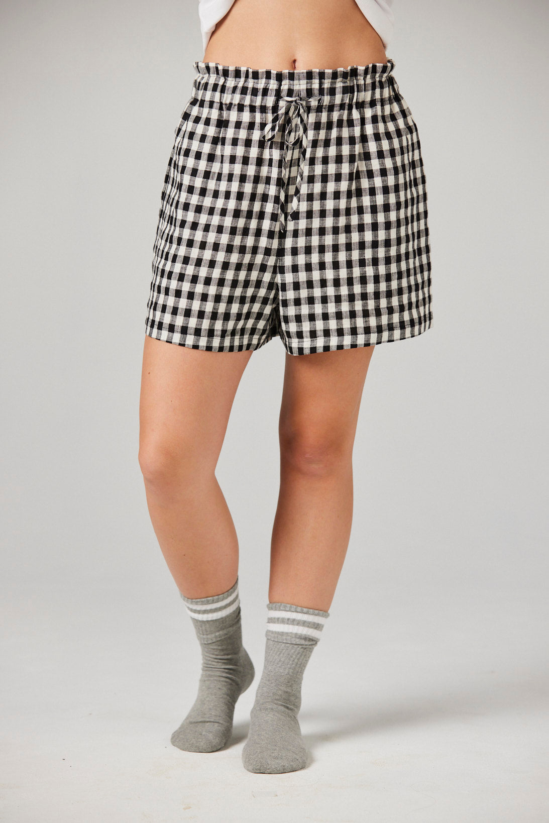 Zena Linen Pyjama Shorts