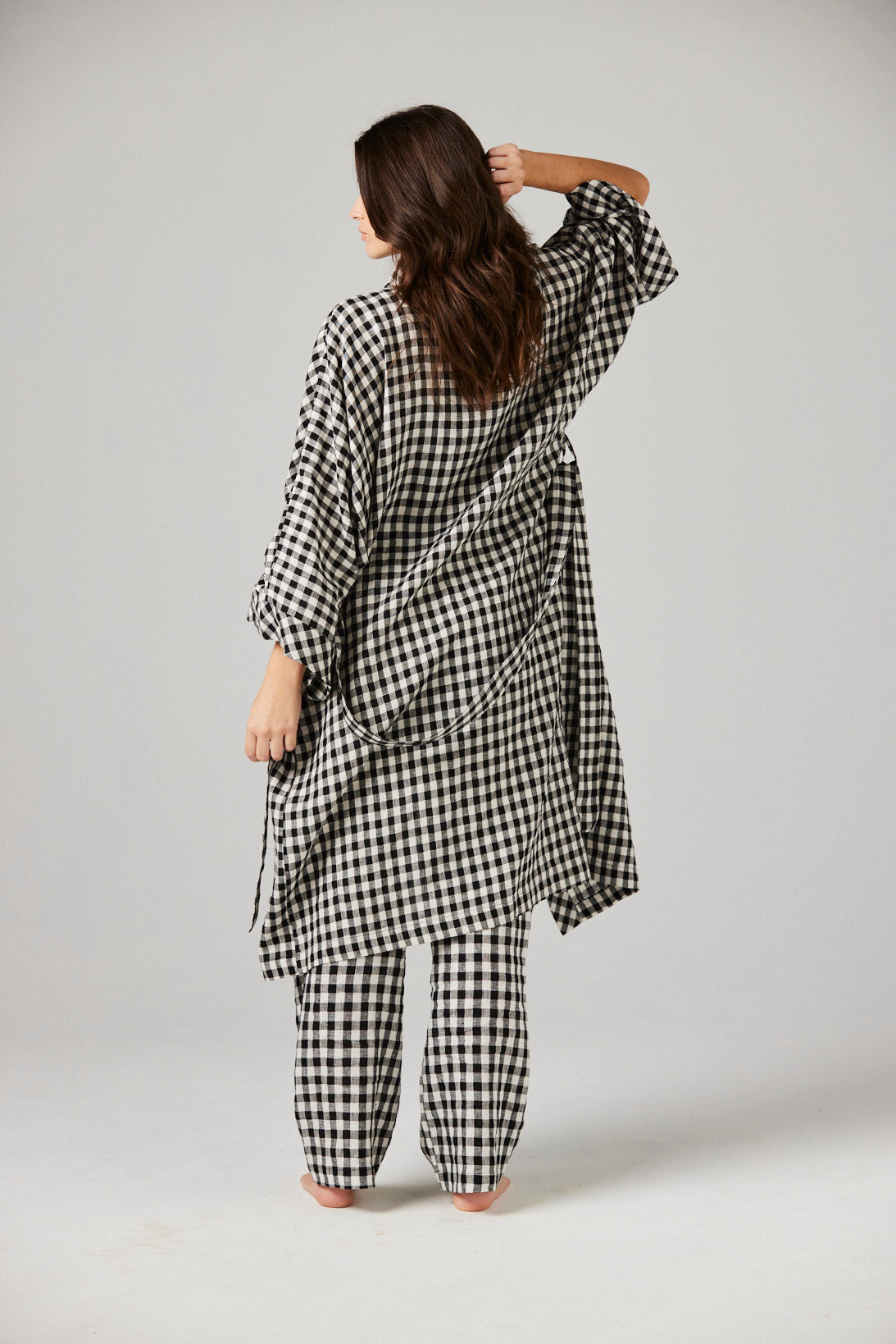 Fleur Linen Robe
