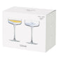 ASD Wave Silver Champagne Saucer (set of 2)
