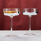 ASD Wave Silver Champagne Saucer (set of 2)