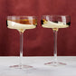 ASD Wave Gold Champagne Saucer (set of 2)