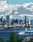Auckland City Art Print - Ira Mitchell
