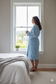 Ava Bath Robe Cotton Velour