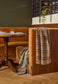 Ayr Red and Olive New Zealand Wool Throw