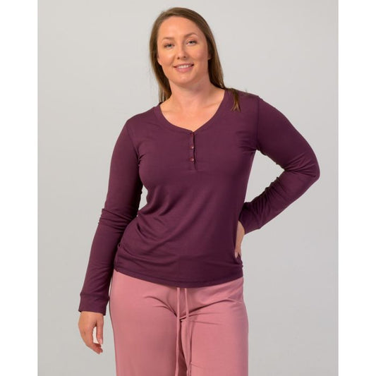 Bamboo Long Sleeved Pyjama Top