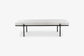 grey and black bench