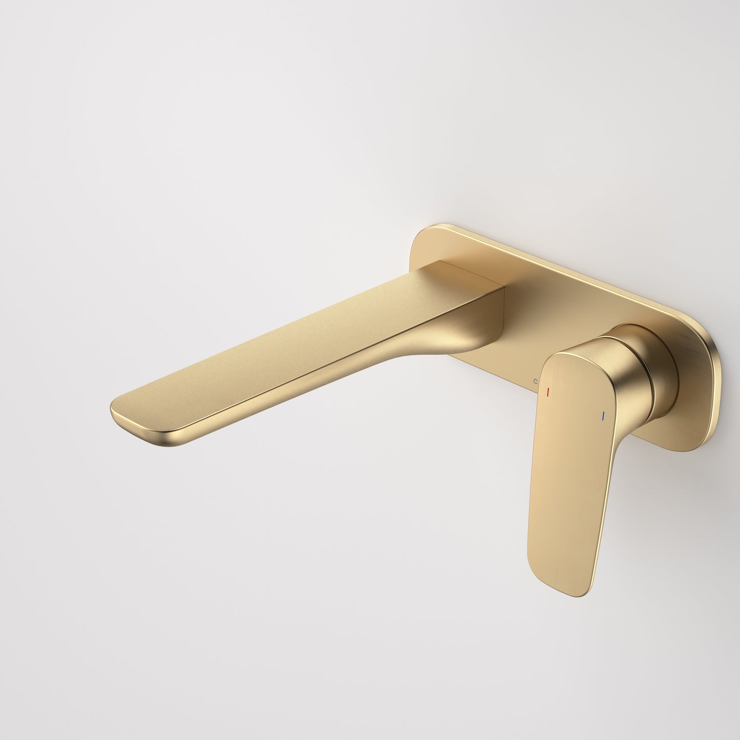 Contura II Wall Basin/Bath Mixer - Brushed Brass