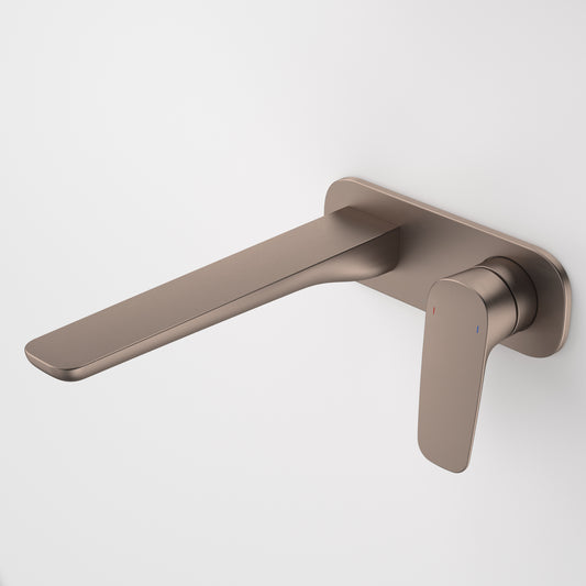 Contura II Wall Basin/Bath Mixer - Brushed Bronze