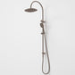 Contura II Rail Shower with Overhead - Brushed Bronze