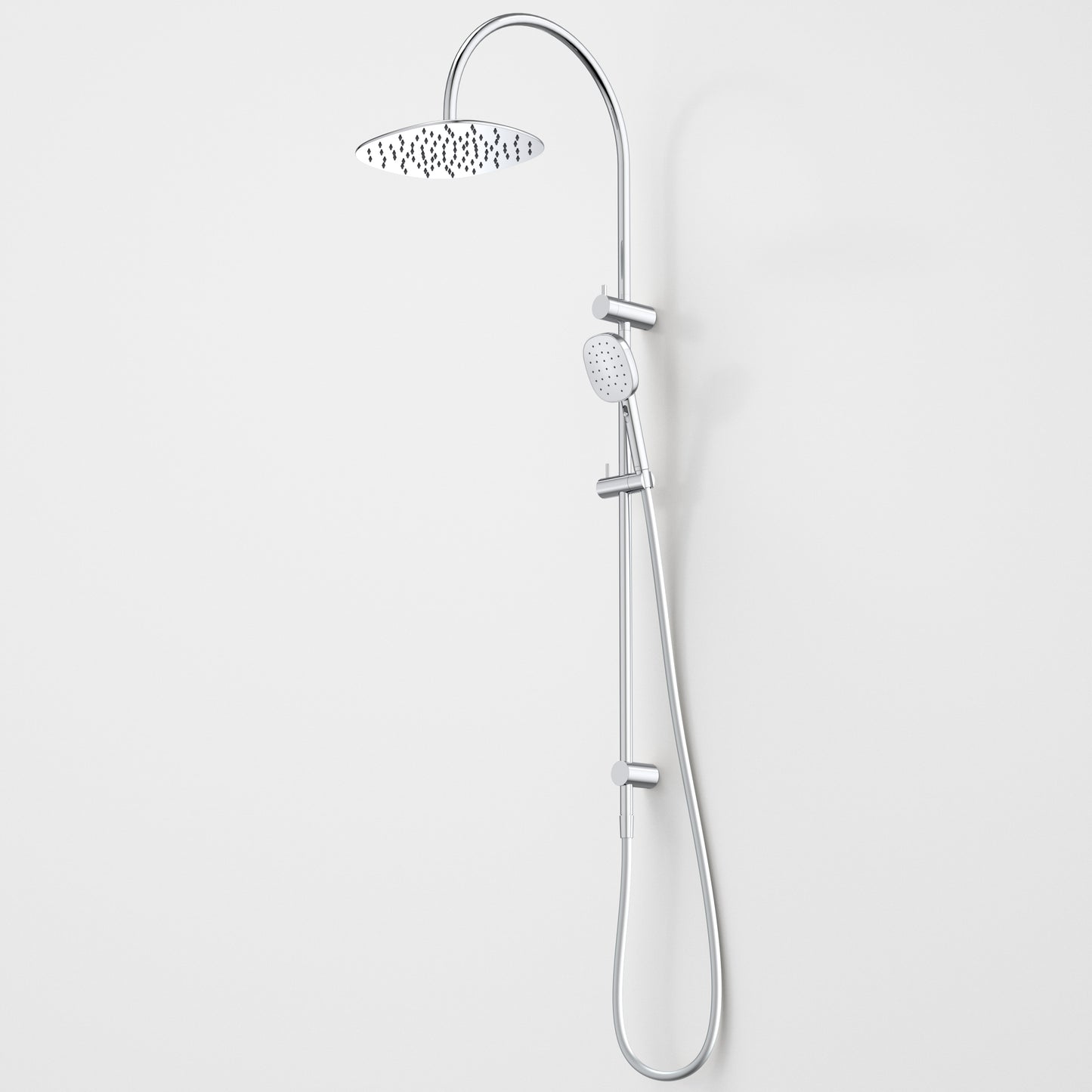 Contura II Rail Shower with Overhead - Chrome