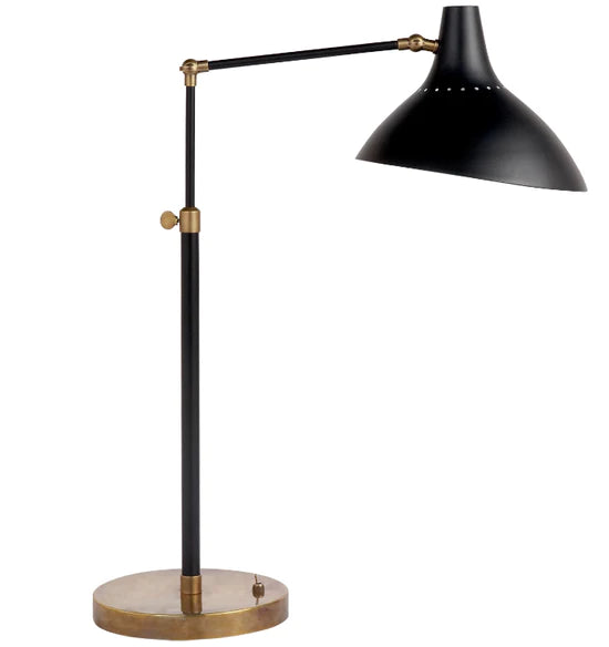 Carlton Table Lamp in Black by AEIRN
