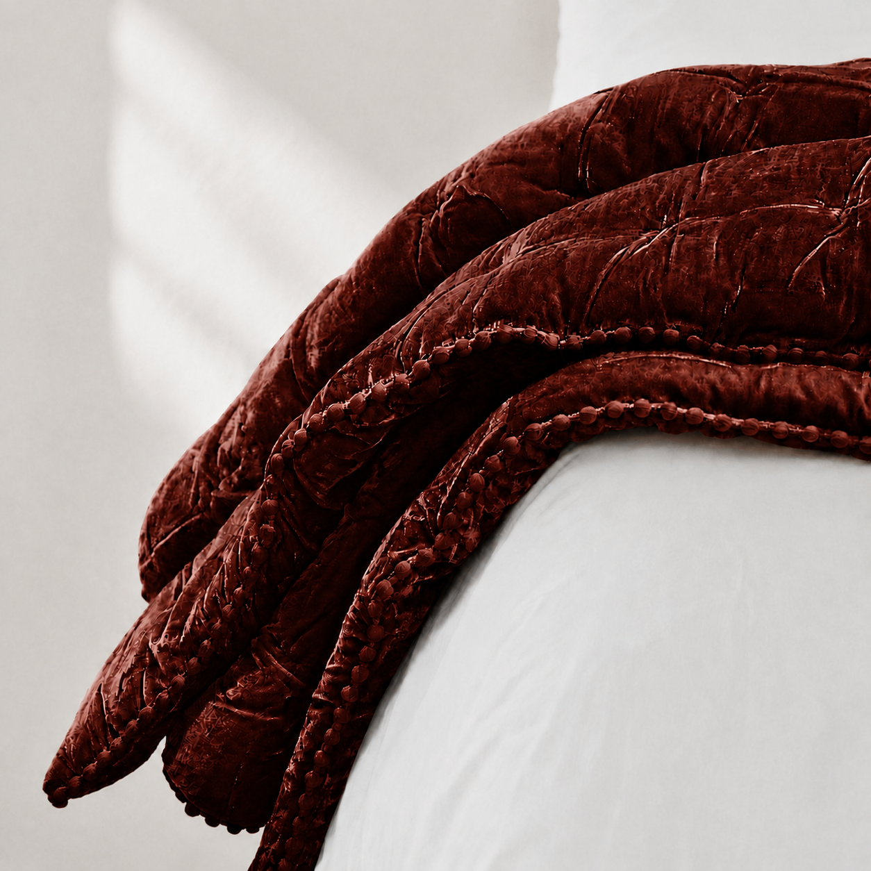 Cruz Velvet Coverlet and Comforters - Seneca