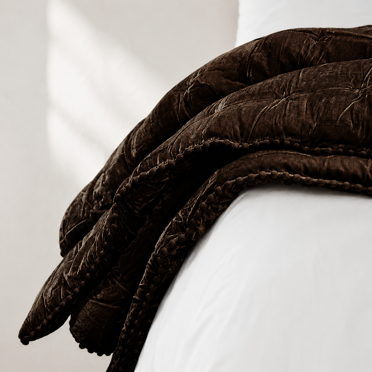 Cruz Velvet Coverlet and Comforters - Seneca