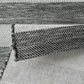 Close-up of woven fabric with a geometric pattern