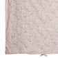 Floral patterned fabric with a white background