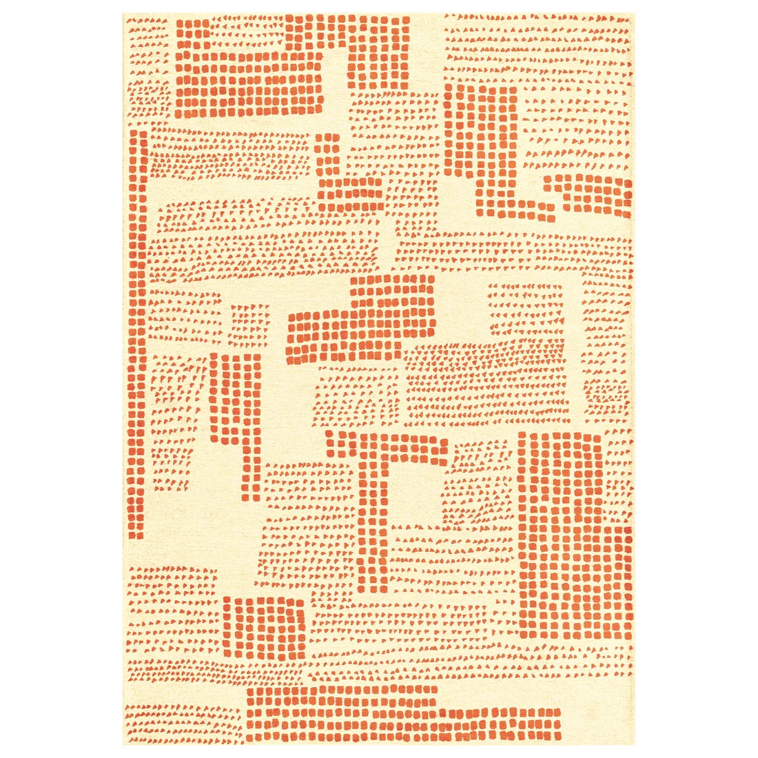 Patterned paper with geometric design on a beige background