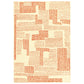 Patterned paper with geometric design on a beige background