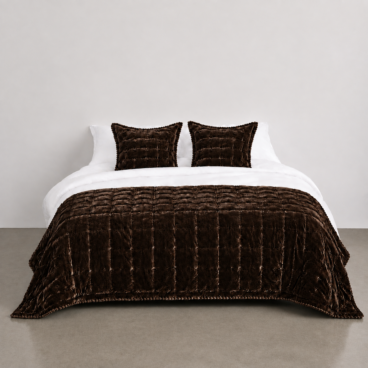 Cruz Velvet Coverlet and Comforters - Seneca
