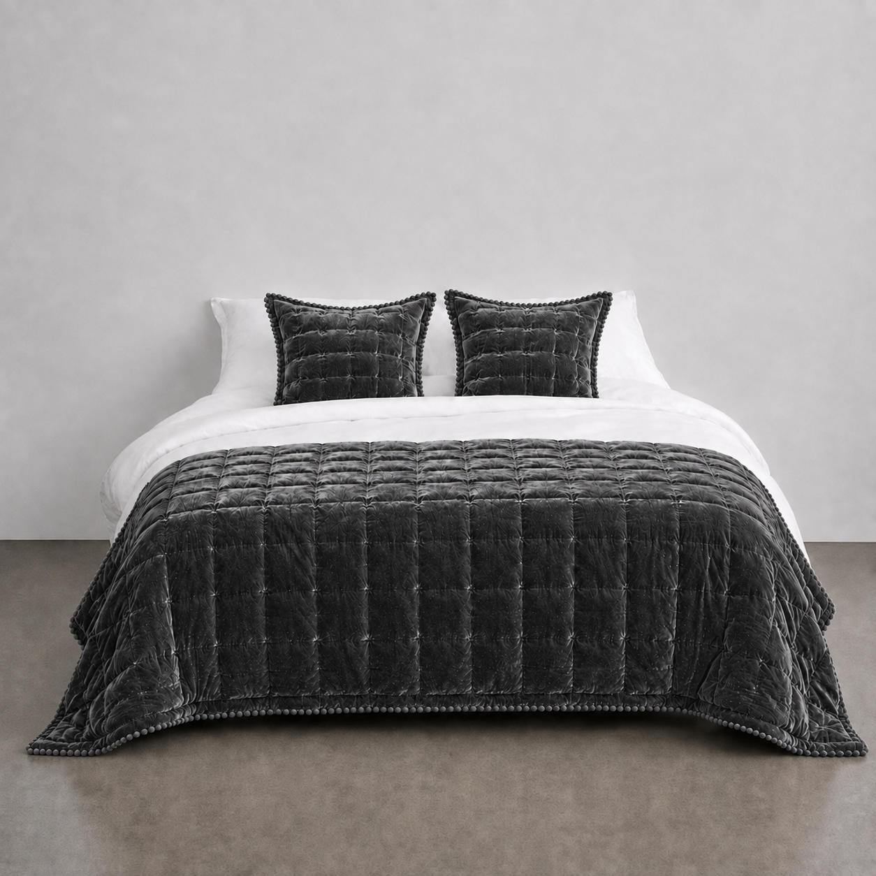 Cruz Velvet Coverlet and Comforters - Seneca