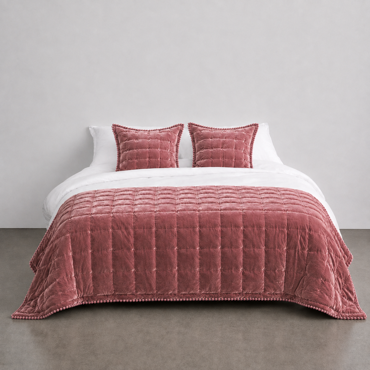 Cruz Velvet Coverlet and Comforters - Seneca