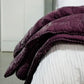 Pin & Cruz Velvet Comforter from Seneca - Aubergine