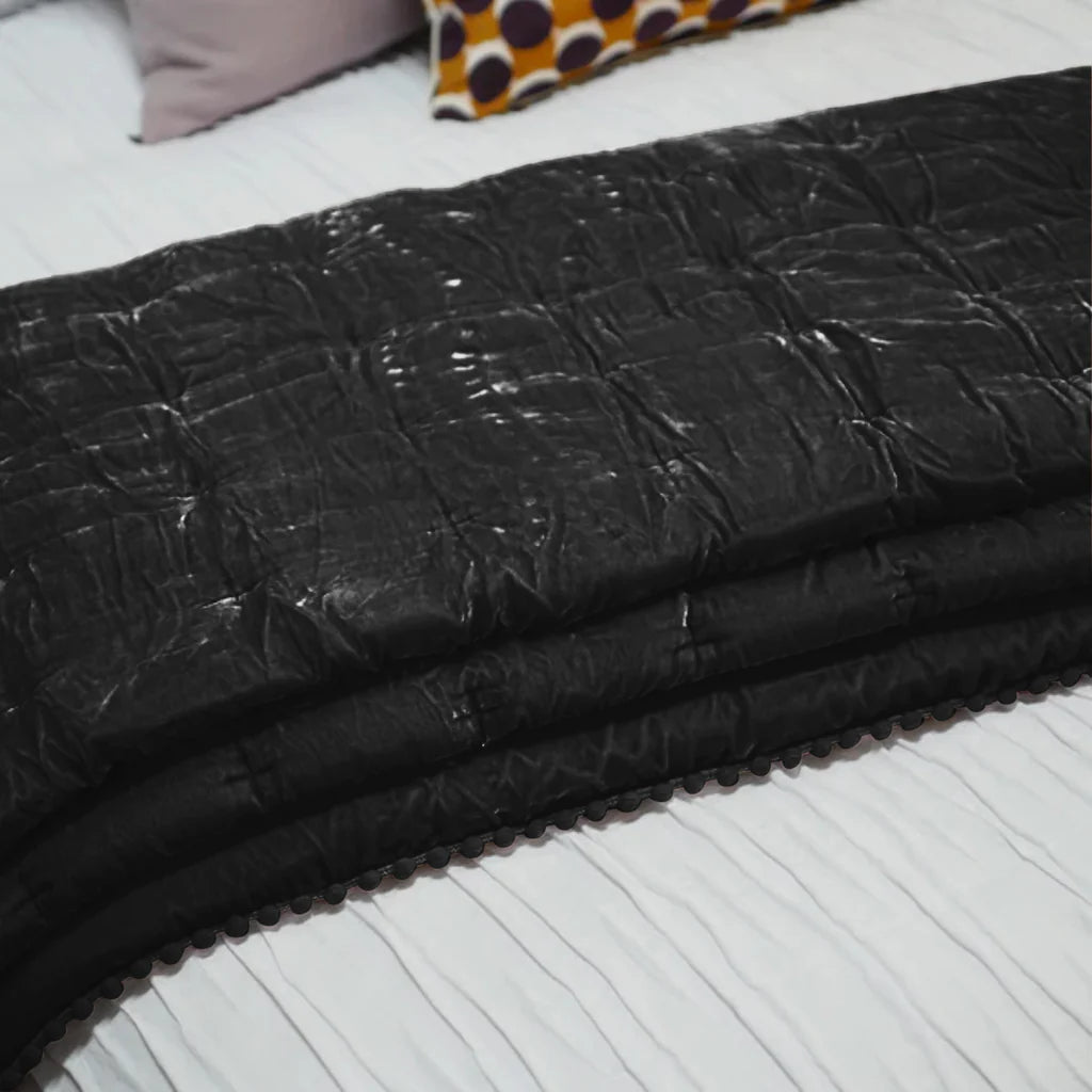 Cruz Velvet Coverlet from Seneca