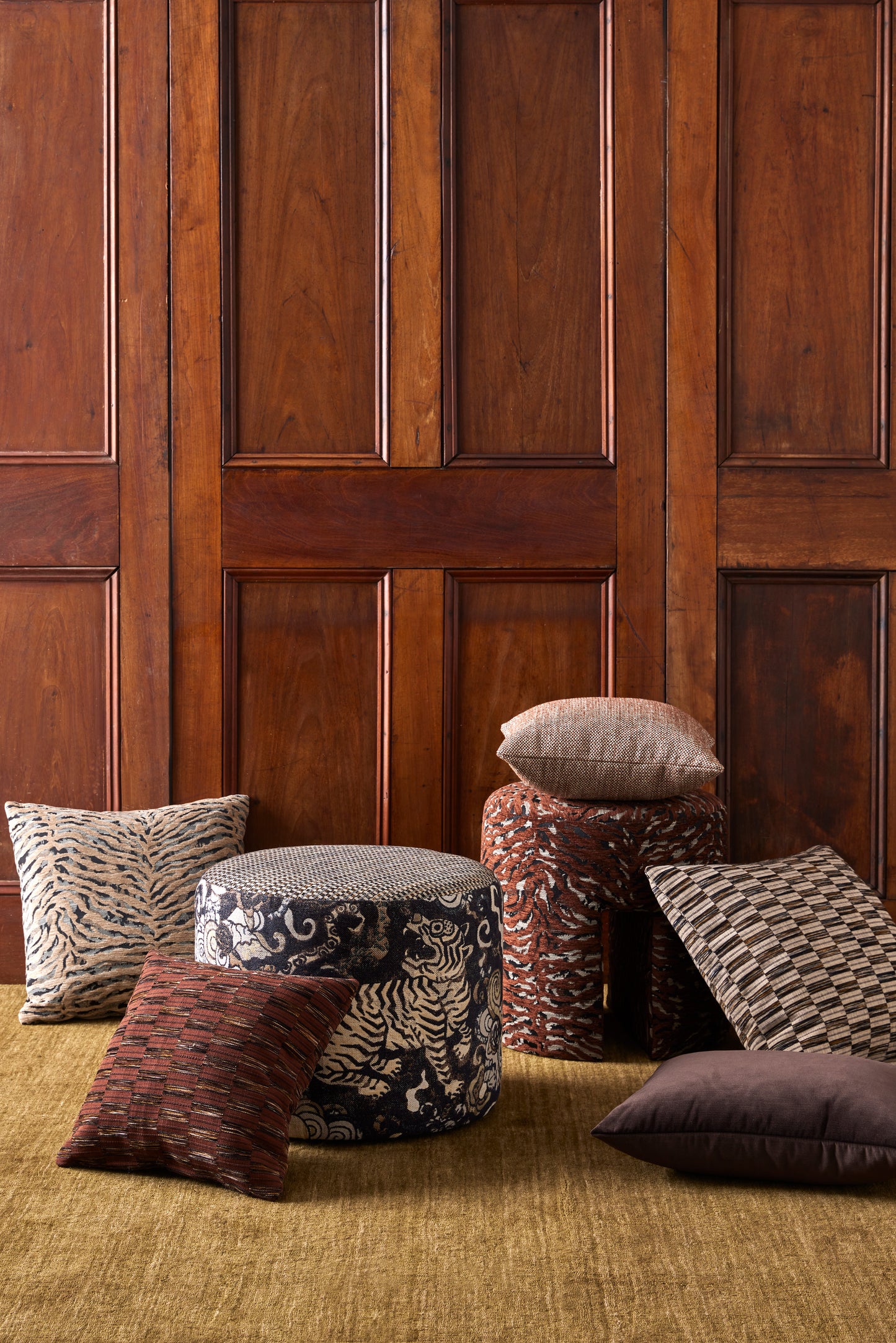 Desa Tiger Fabric - Warwick Fabrics
