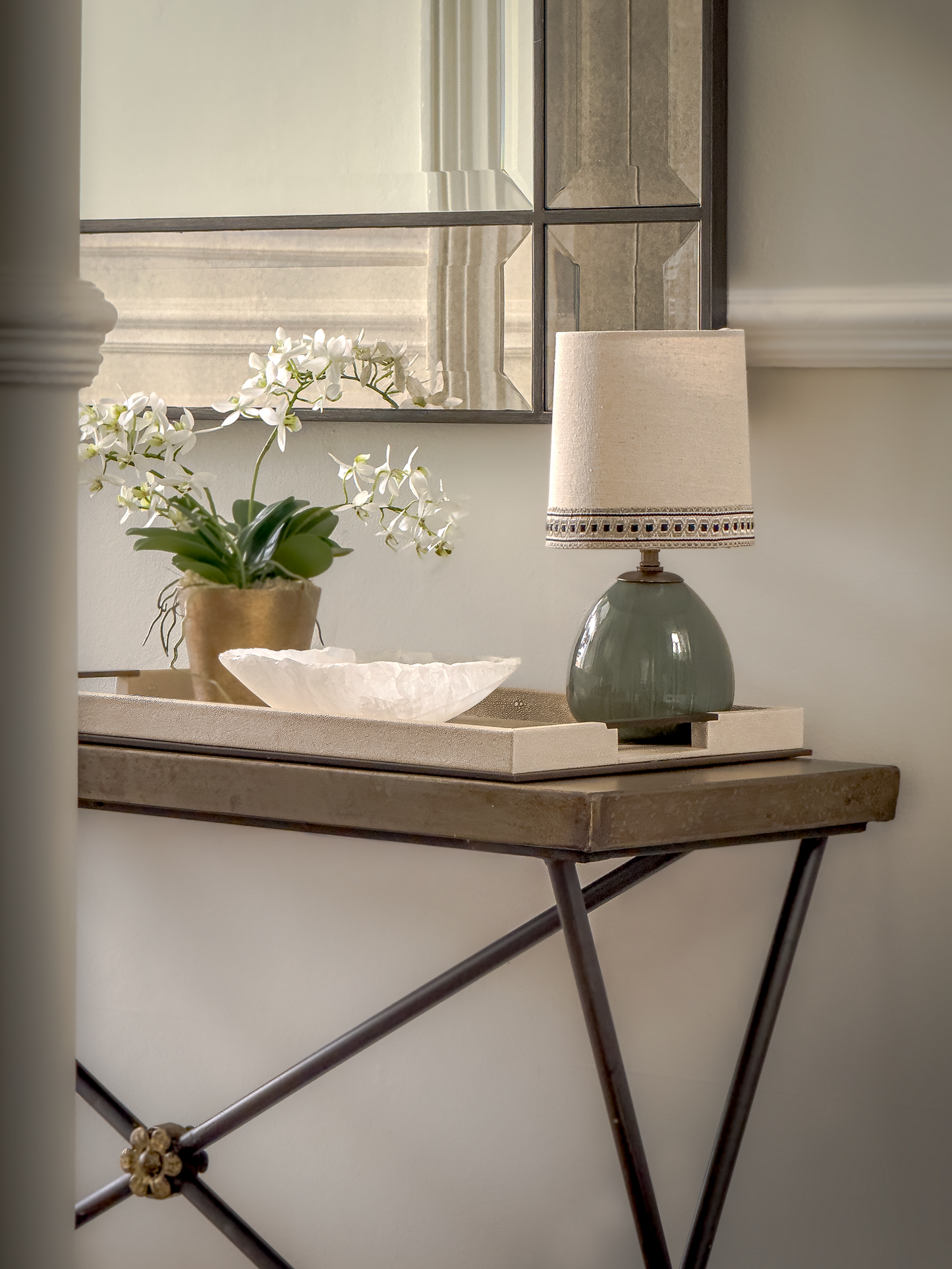 Large Shagreen Tray - Addison Ross
