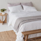Ribbed NZ Wool Throw Blanket