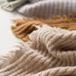 Ribbed NZ Wool Throw Blanket