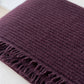 Ribbed NZ Wool Throw Blanket