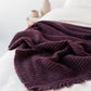 Ribbed NZ Wool Throw Blanket