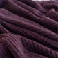 Ribbed NZ Wool Throw Blanket