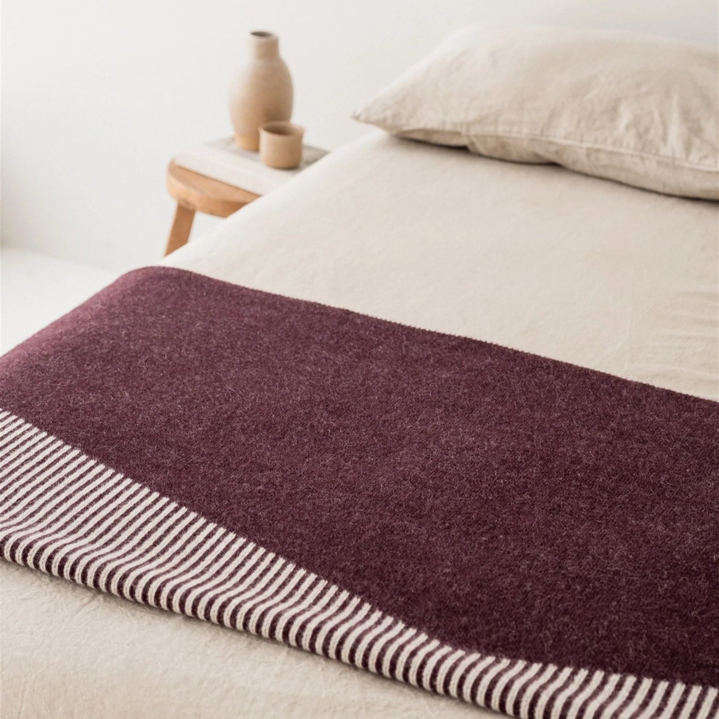 NZ Wool Geometric Blanket