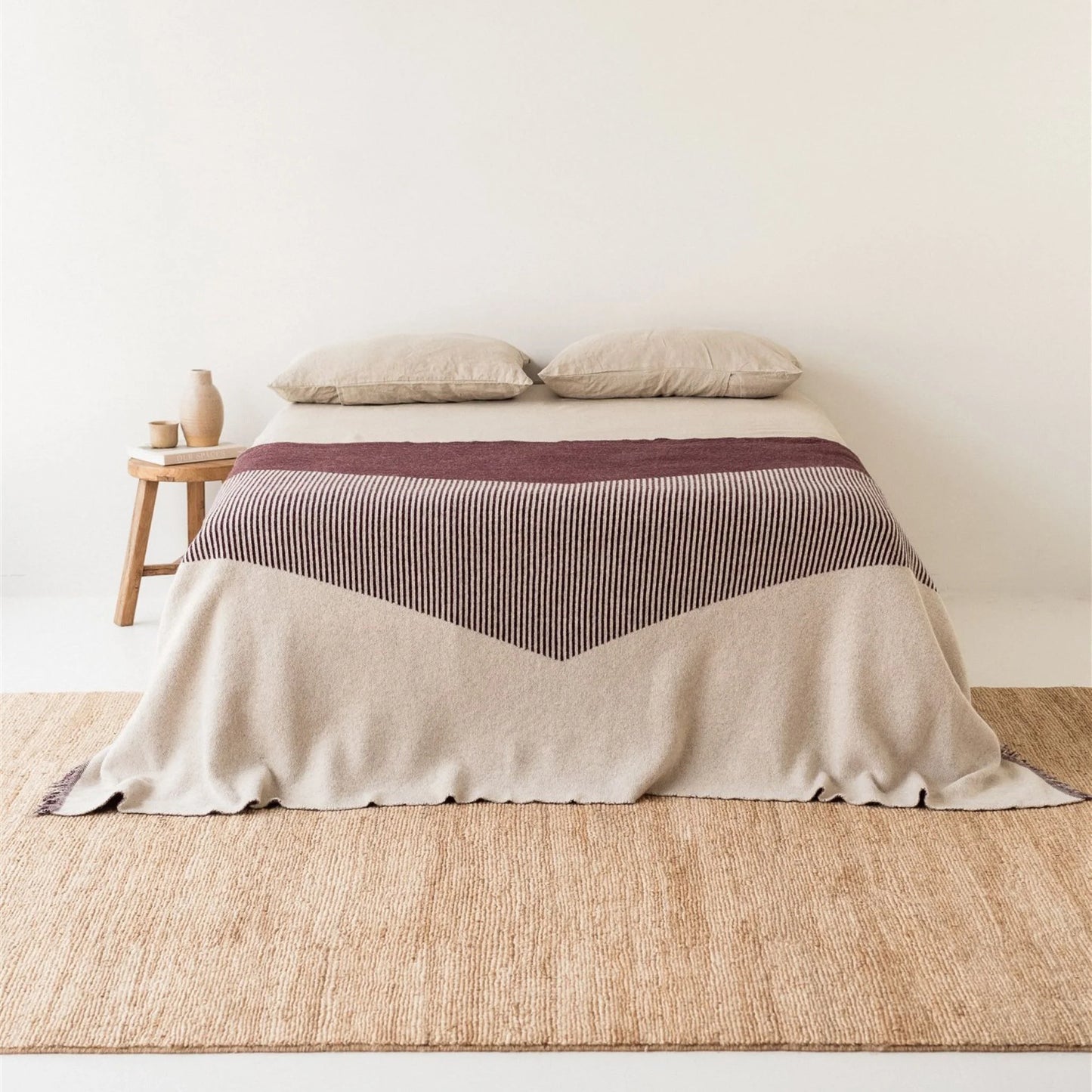 NZ Wool Geometric Blanket