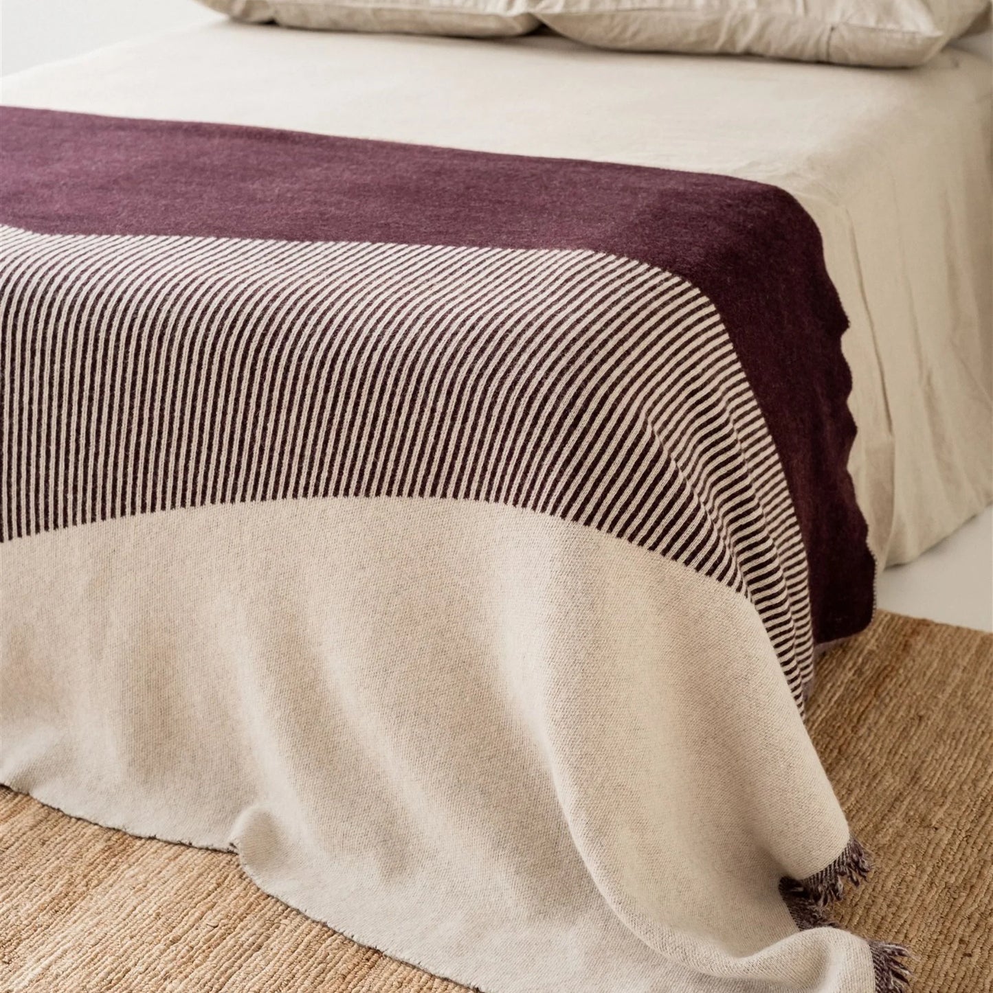 NZ Wool Geometric Blanket