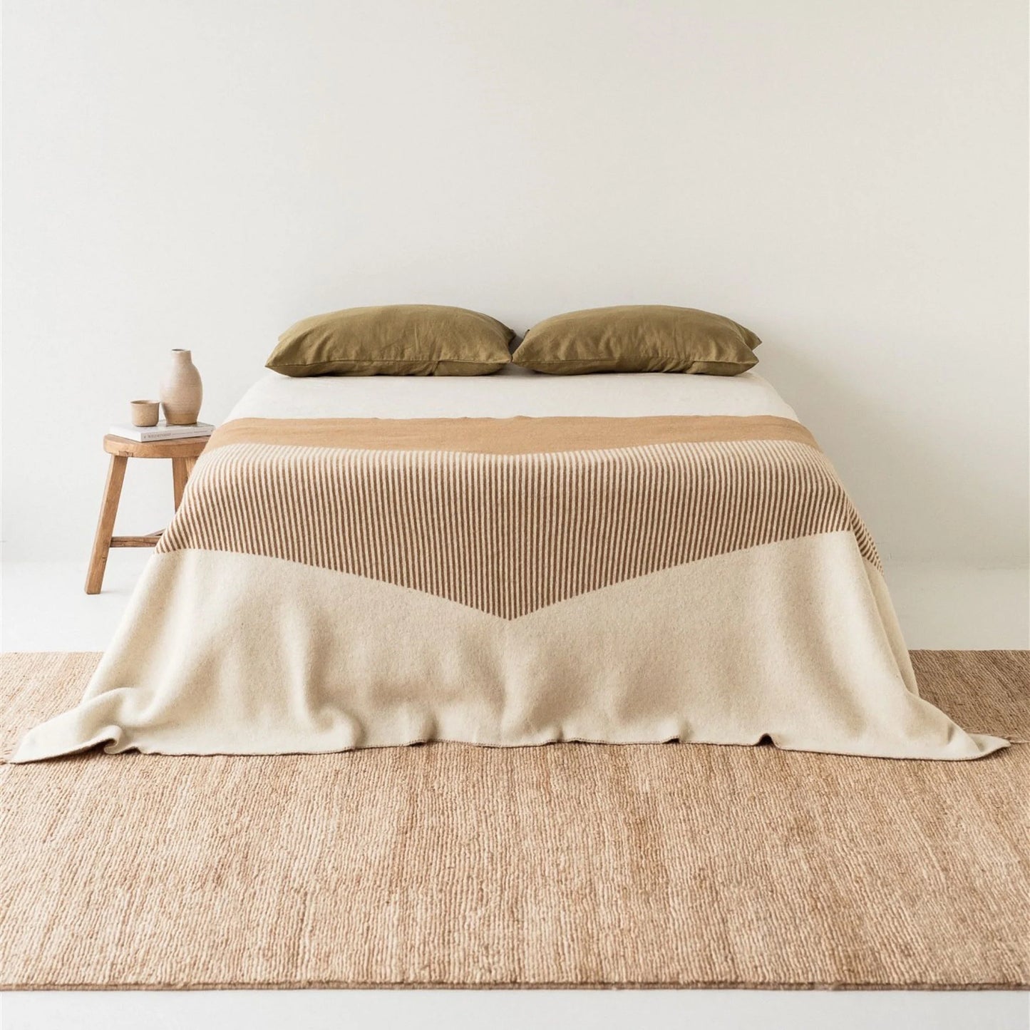 NZ Wool Geometric Blanket