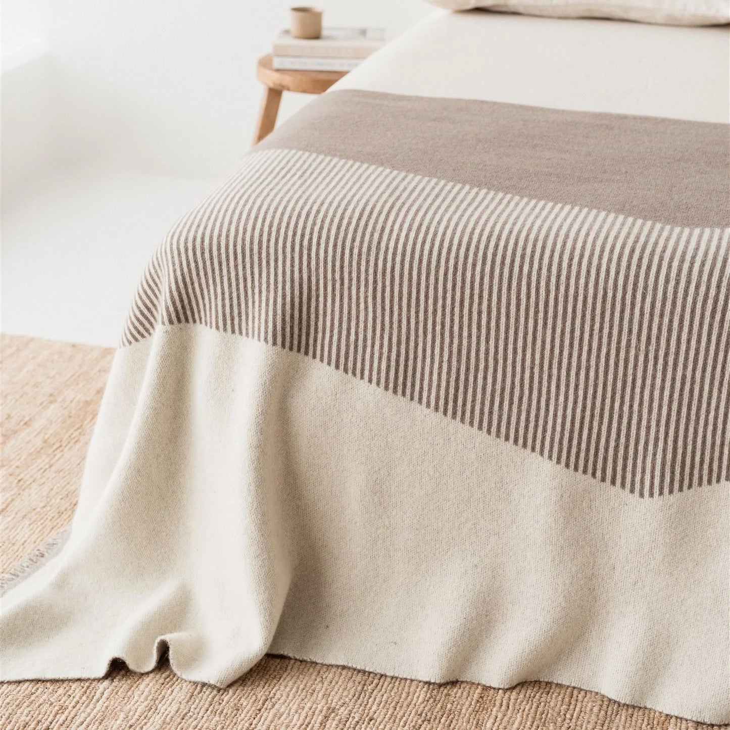 NZ Wool Geometric Blanket