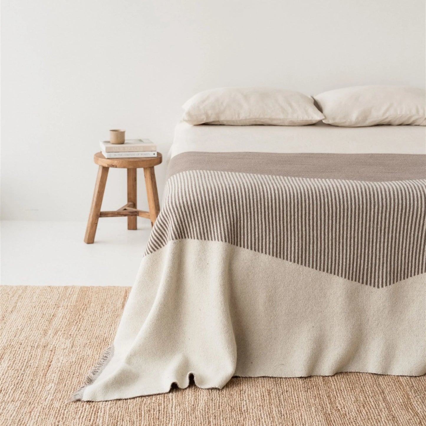 NZ Wool Geometric Blanket