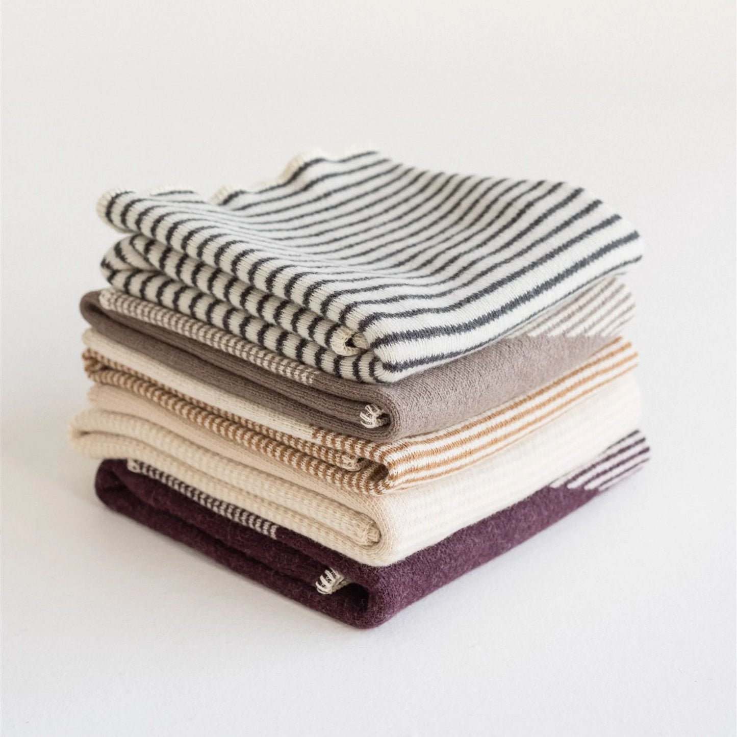 Baby Wool Blanket NZ Wool - Stripes