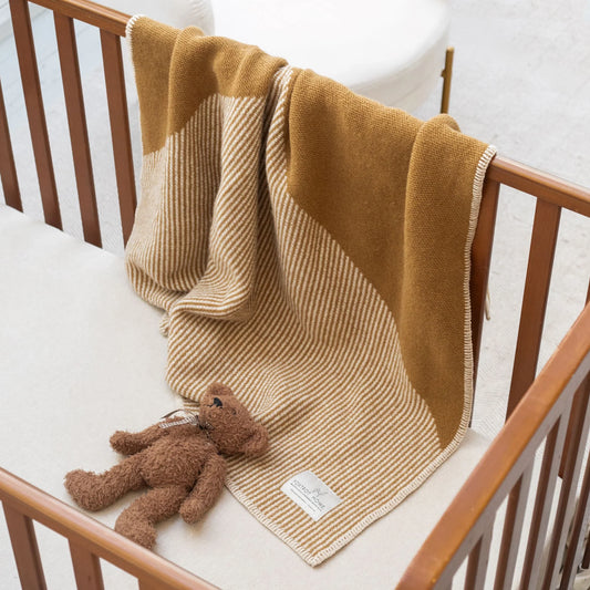 Baby Wool Blanket NZ Wool - Geometric