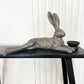 Shadow Country Hare Statue - Resting Grey