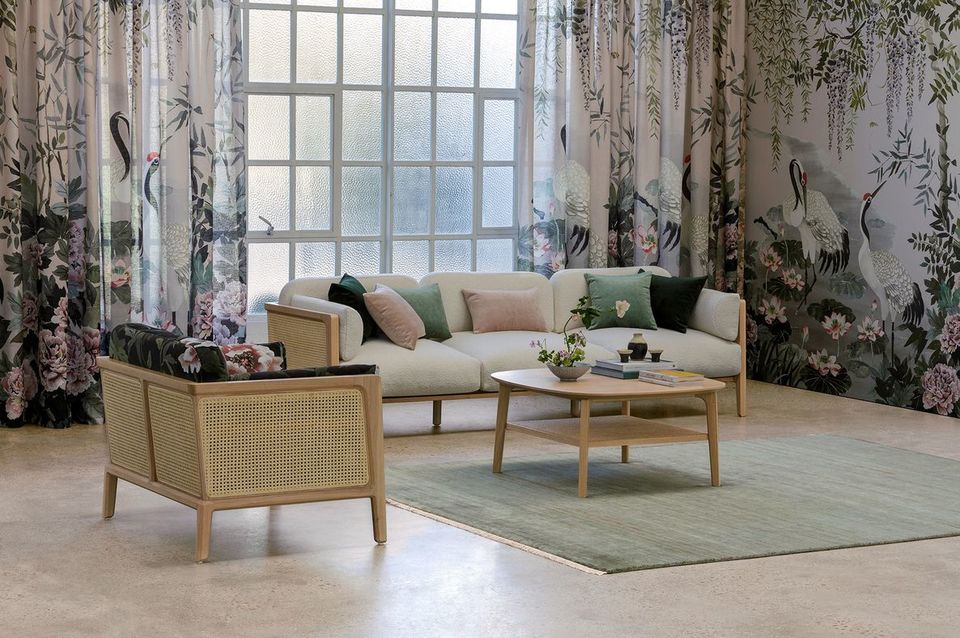 Mizu Garden Fabric Panel by Mokum