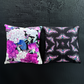 Fluttering Hydrangea Velvet Cushion - Victoria Jane