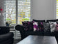 Fluttering Hydrangea Velvet Cushion - Victoria Jane
