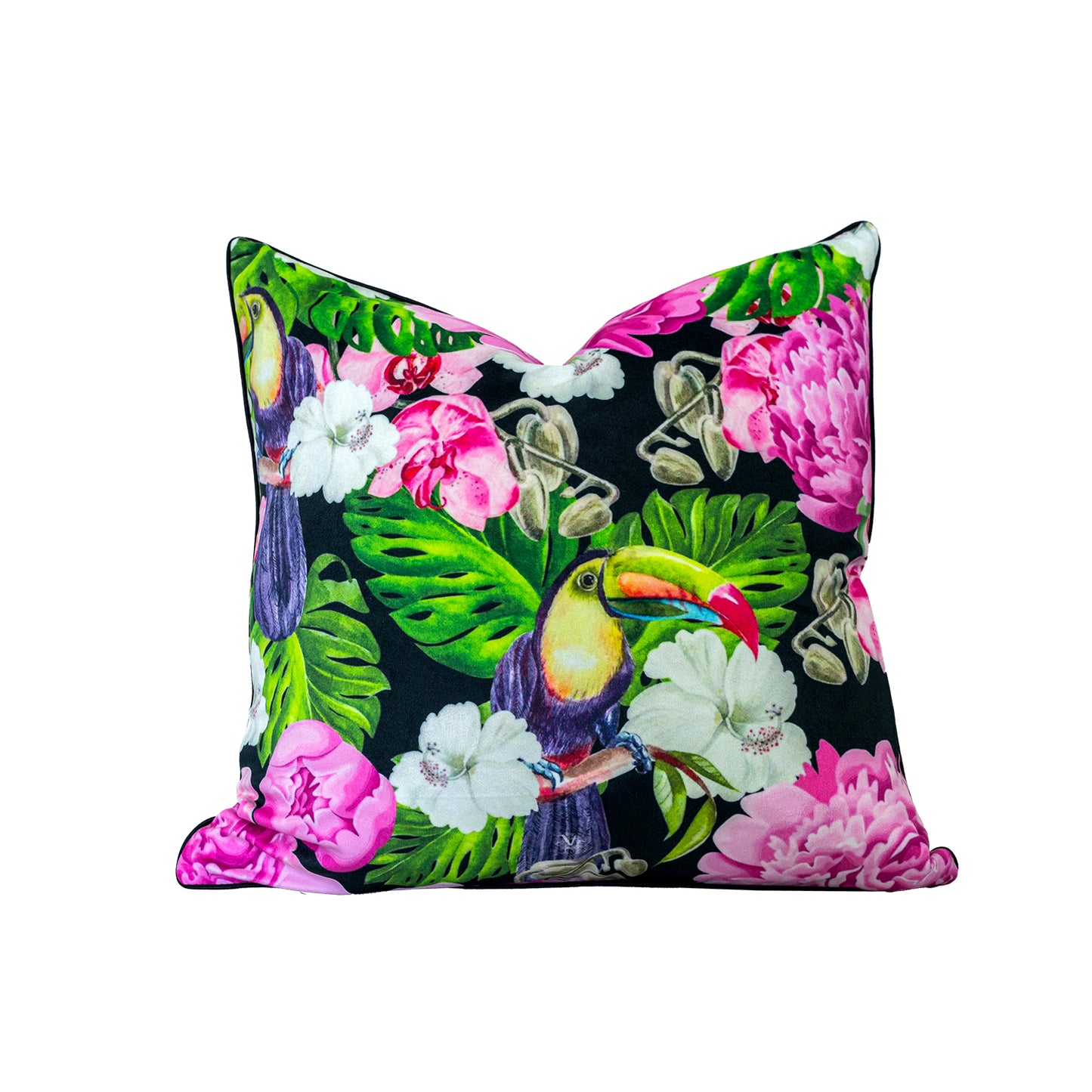 Jungle Jive Velvet Cushion - Victoria Jane