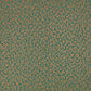 Pattern of brown leopard spots on a teal background