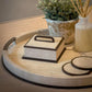 Round Shagreen Tray - Addison Ross